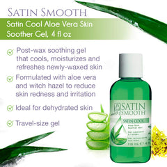 Satin Smooth non-greasy moisturizer applied to clean skin
