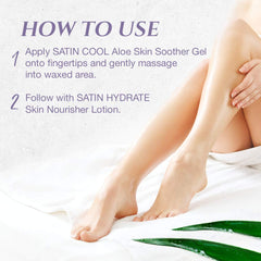 Satin Smooth travel-friendly two-pack for on-the-go hydration