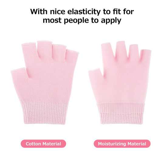 SATINIOR black fingerless moisturizing gloves for daily tasks while hydrating skin