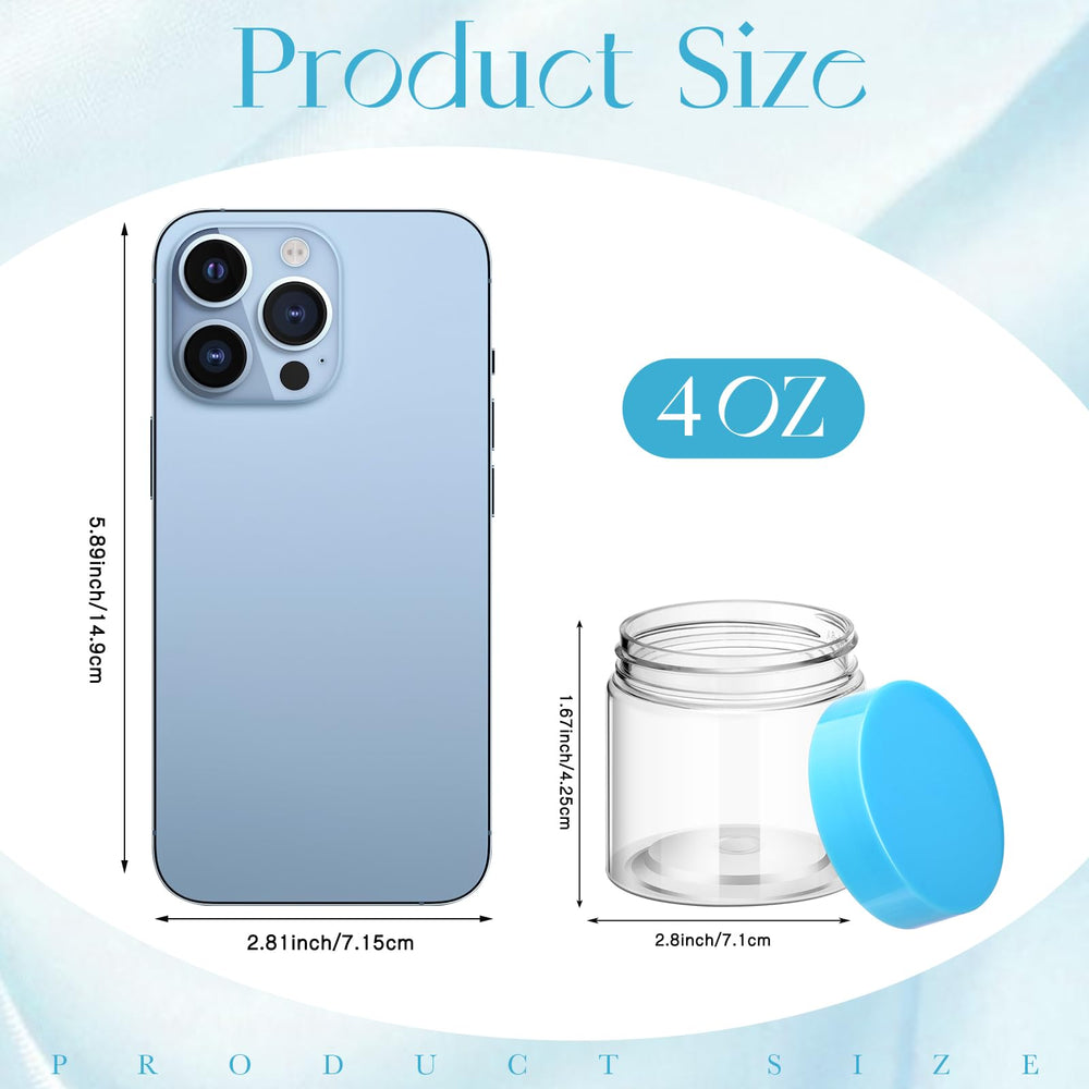 Leakproof lids keep products sealed; SATINIOR jars ideal for travel and on-the-go skincare.
