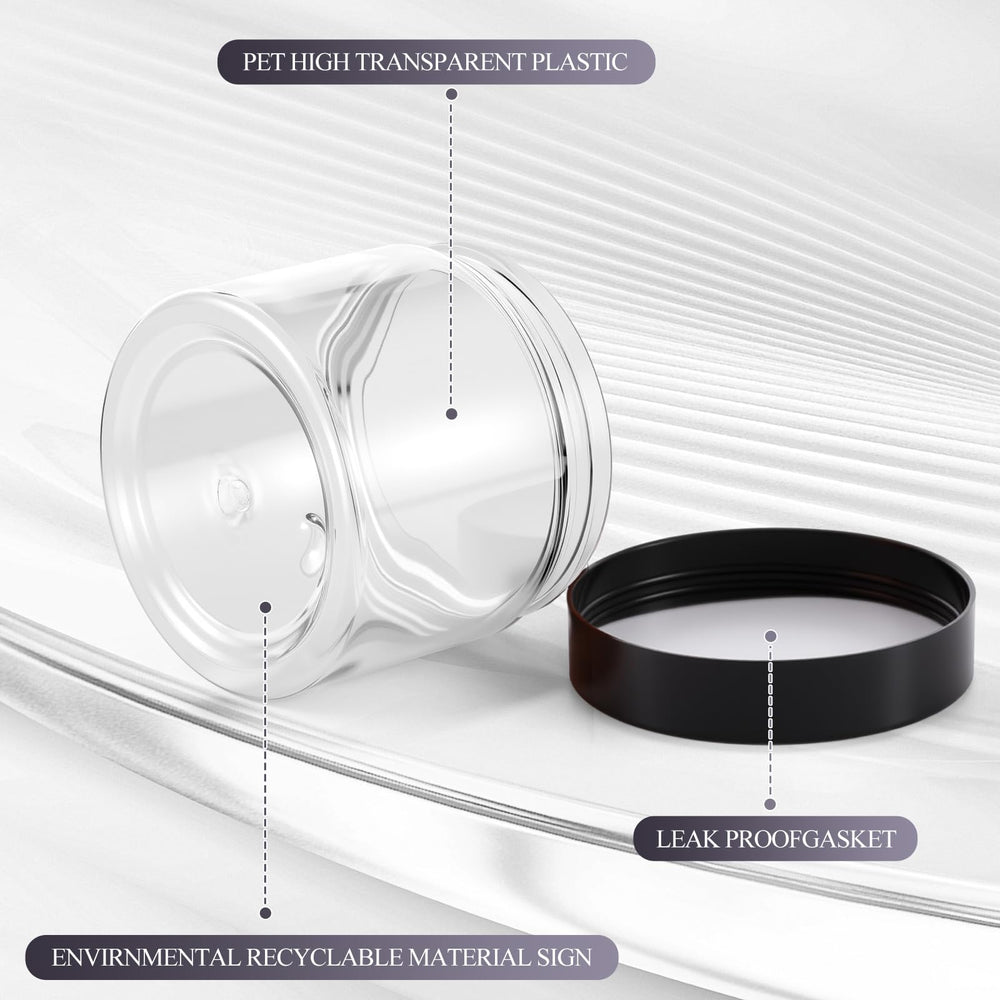 Satinior travel-size 6oz containers ideal for toiletries