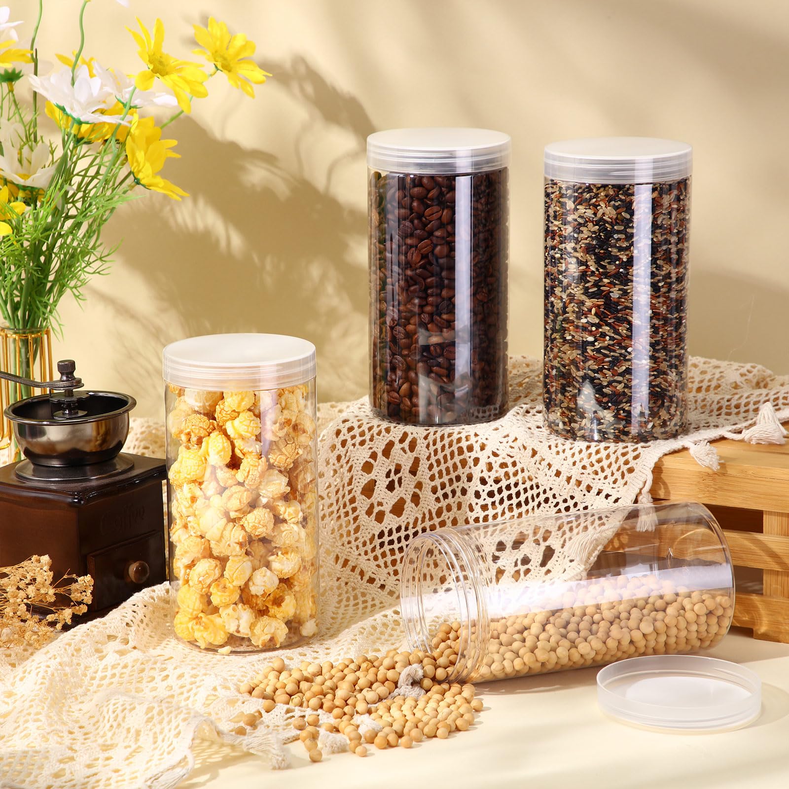 SATINIOR versatile jars suit cosmetics, samples, gifts, and crafts.
