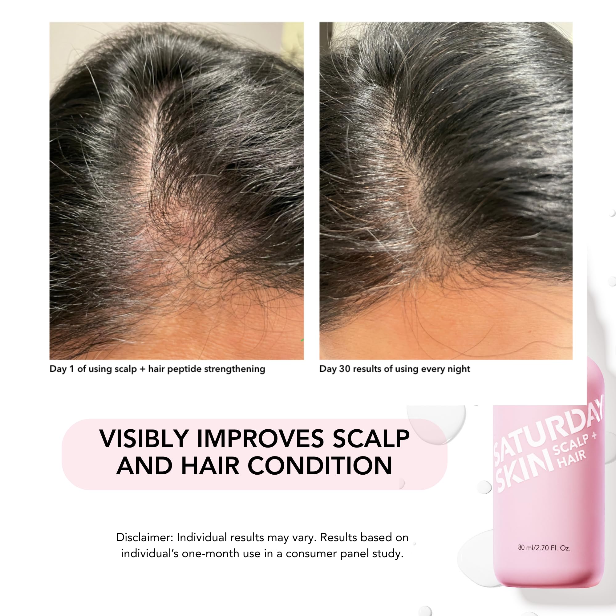 Saturday Skin hair after use appears nourished and energized.