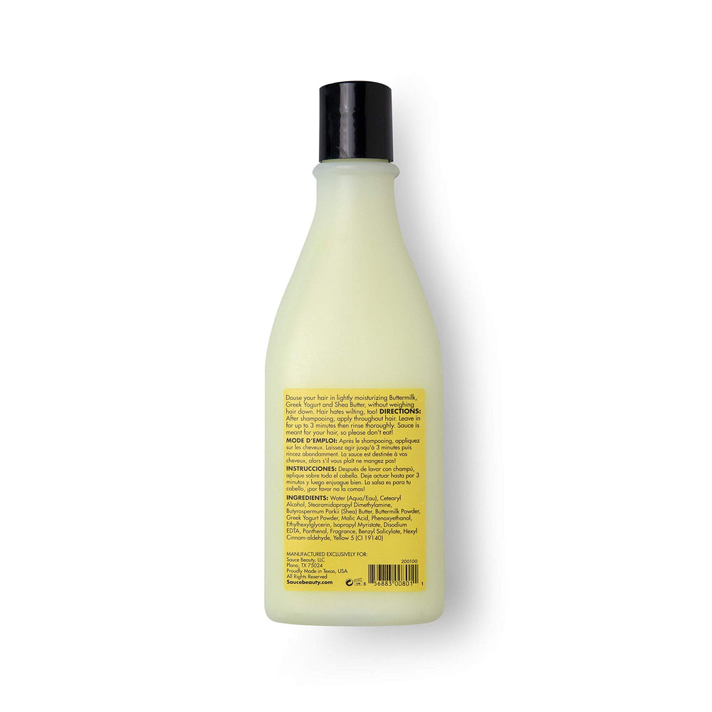 Sauce Beauty Creamy House Dressing Conditioner packaging and label designed for salon grade appeal.