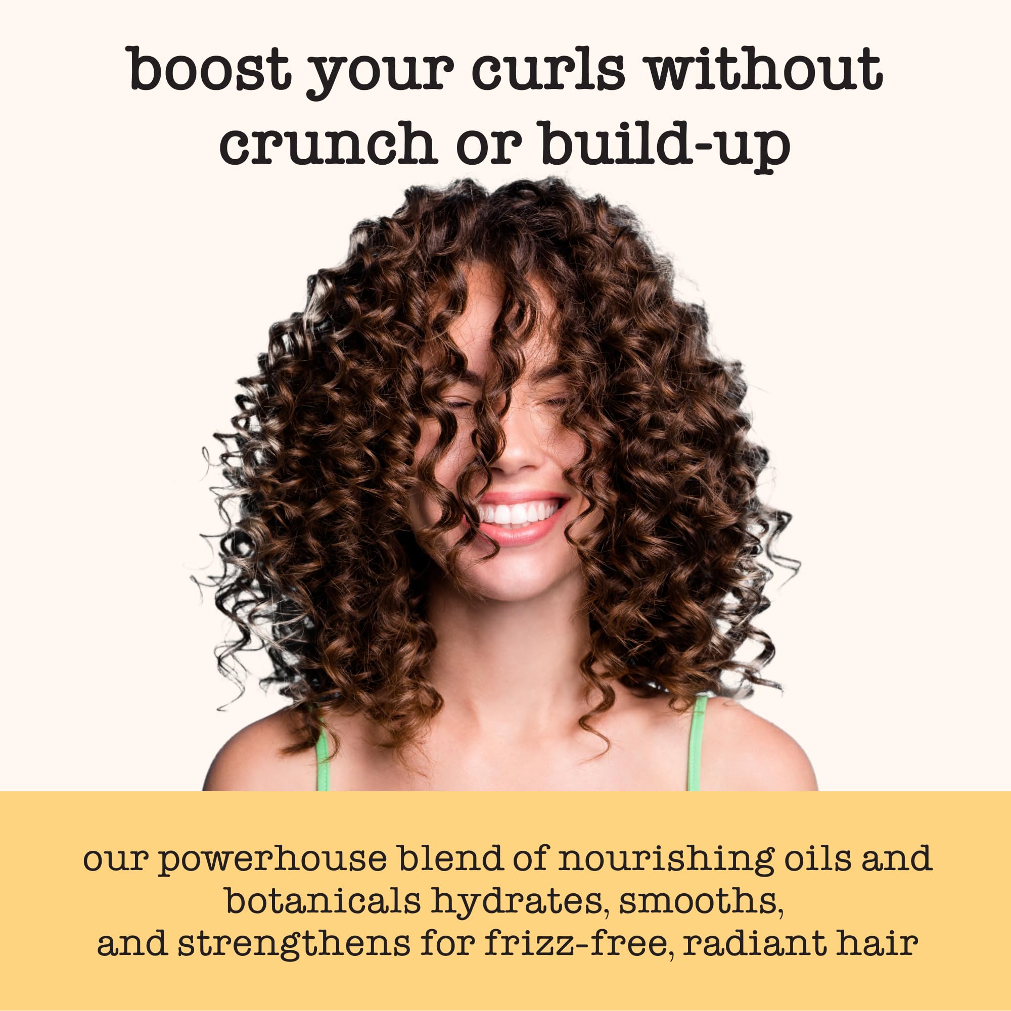 SAUCE BEAUTY Curl-defining cream for waves and coils in use