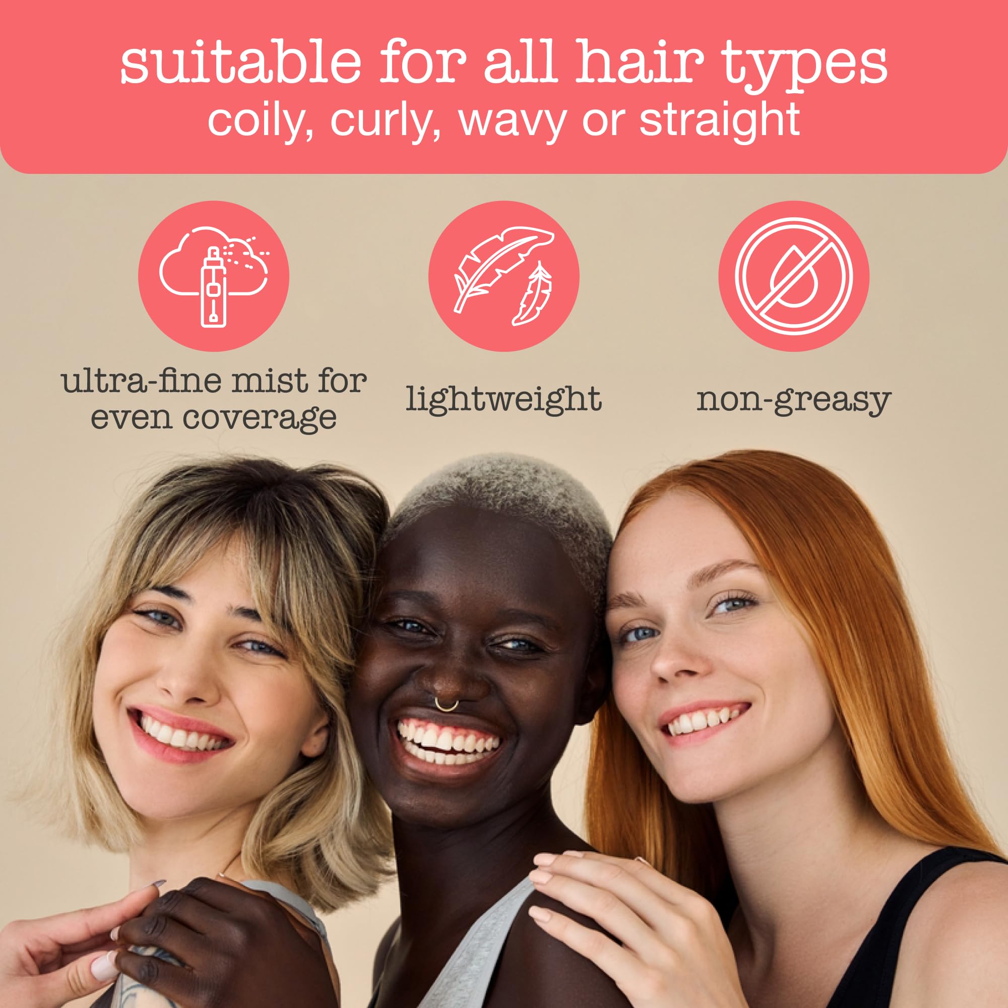 SAUCE BEAUTY Jasmine Bliss in-use shows how to refresh hair on the go