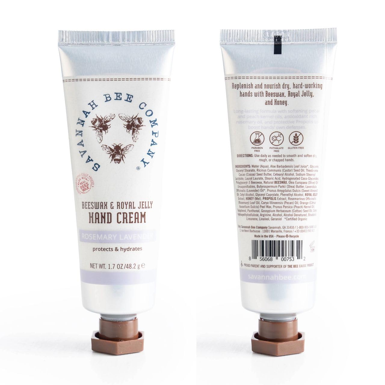 Hands feel hydrated after application.