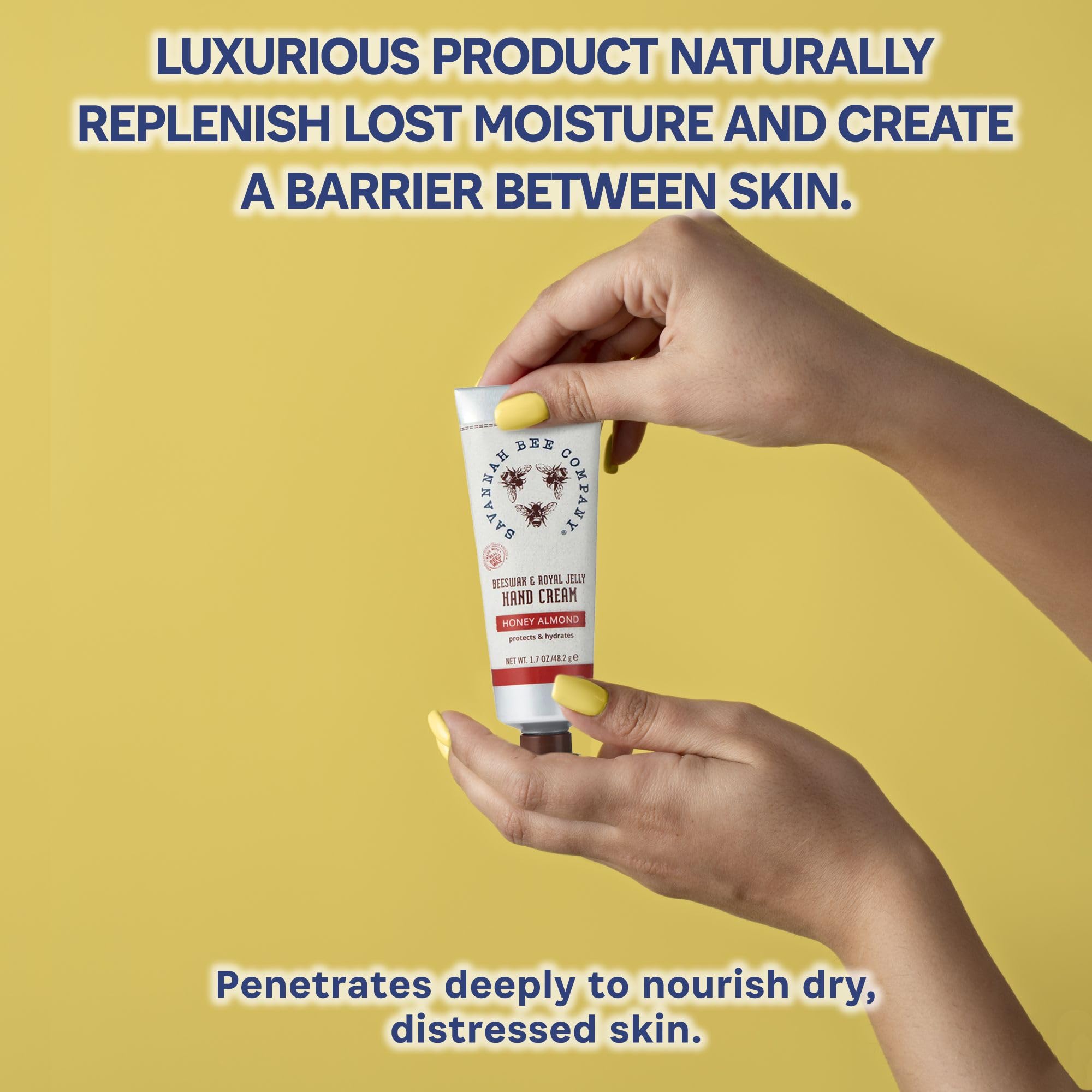 Propolis extract supports moisture with a protective feel.