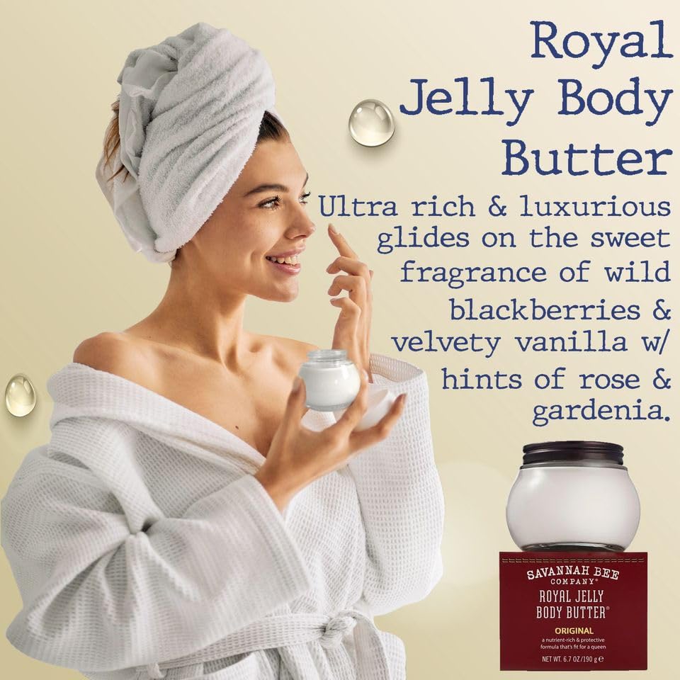 Citrus vanilla scent of Savannah Bee Royal Jelly Body Butter