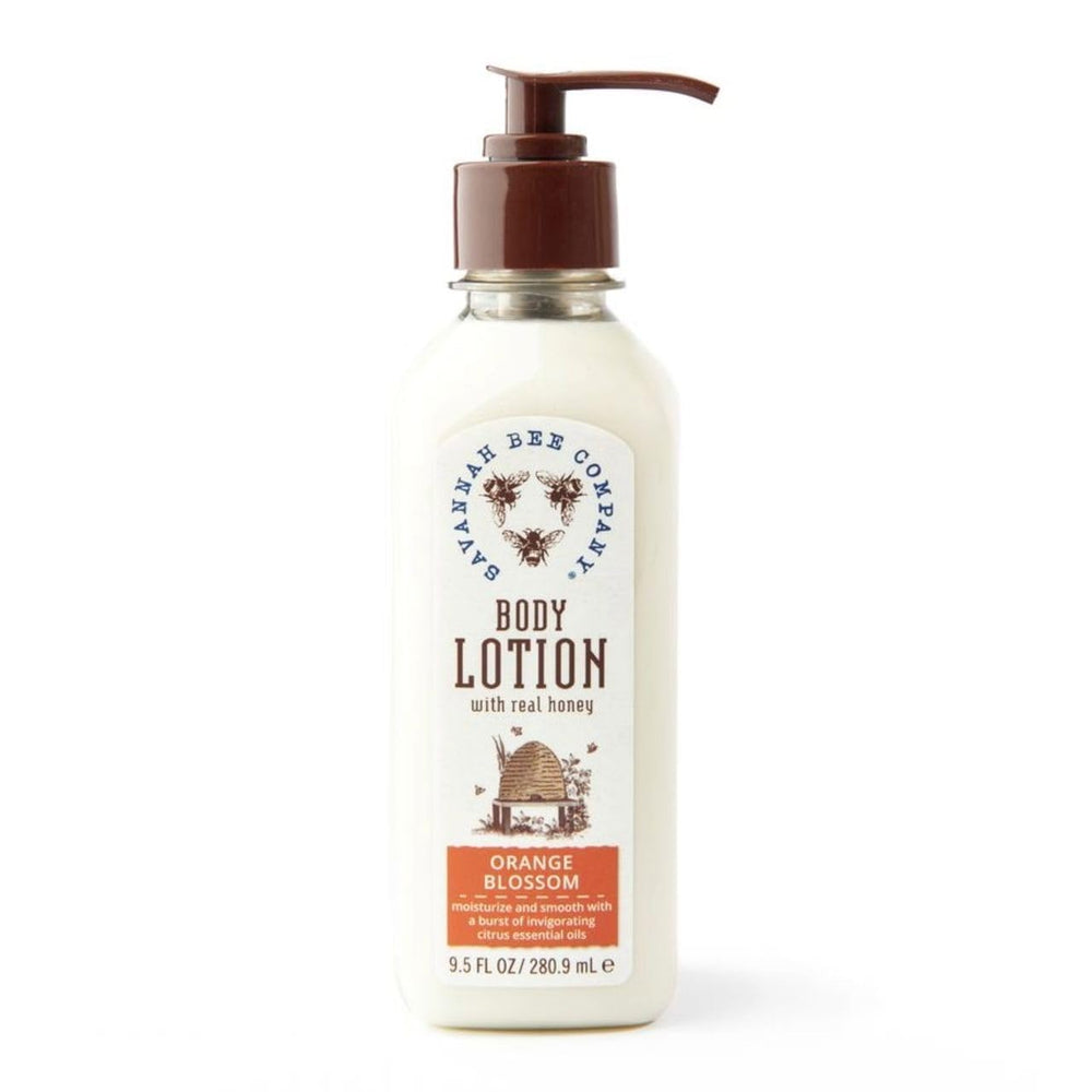 Savannah Bee Company Honey Body Lotion orange blossom bottle with light hydration and fresh fragrance