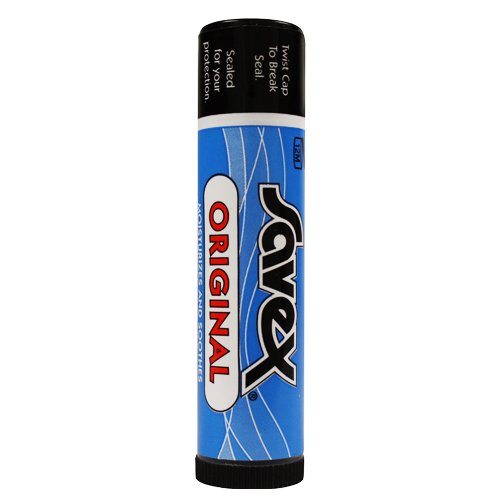 Savex Original Lip Balm stick 14-pack keeps lips smooth and protected on the go