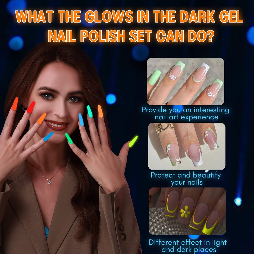 SAVILAND 24 full-size neon gel bottles for versatile holiday nail art