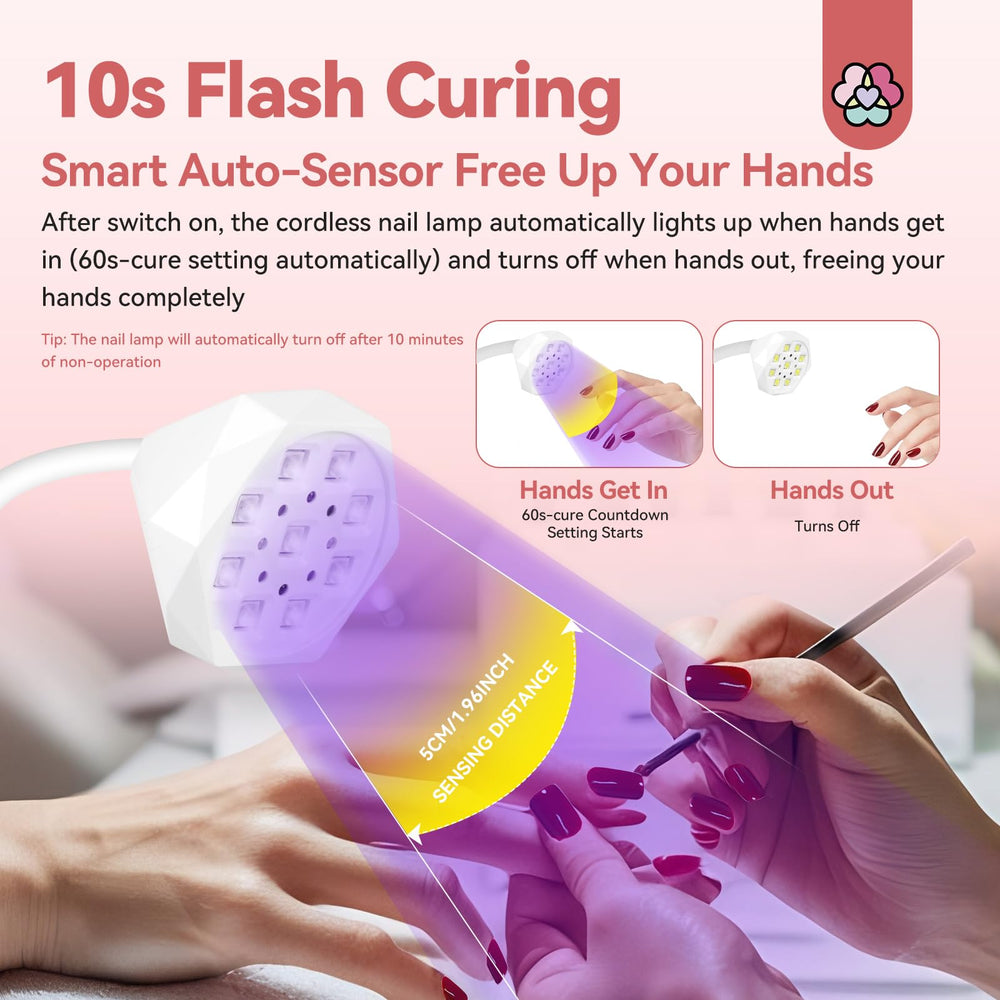 SAVILAND home-use image highlights DIY gel nail convenience on demand