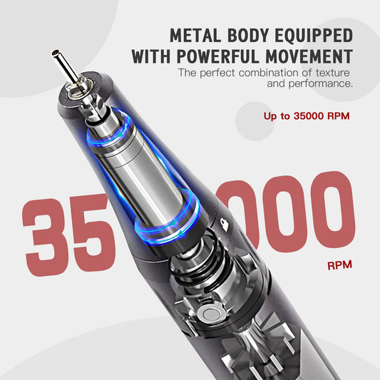 SAVILAND nail drill side view highlighting lightweight ergonomic handle