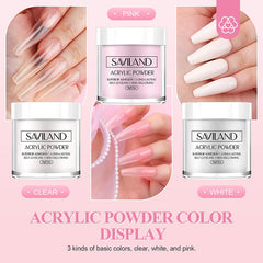 SAVILAND acrylic liquid 50ml — smooth, easy dipping and blending.