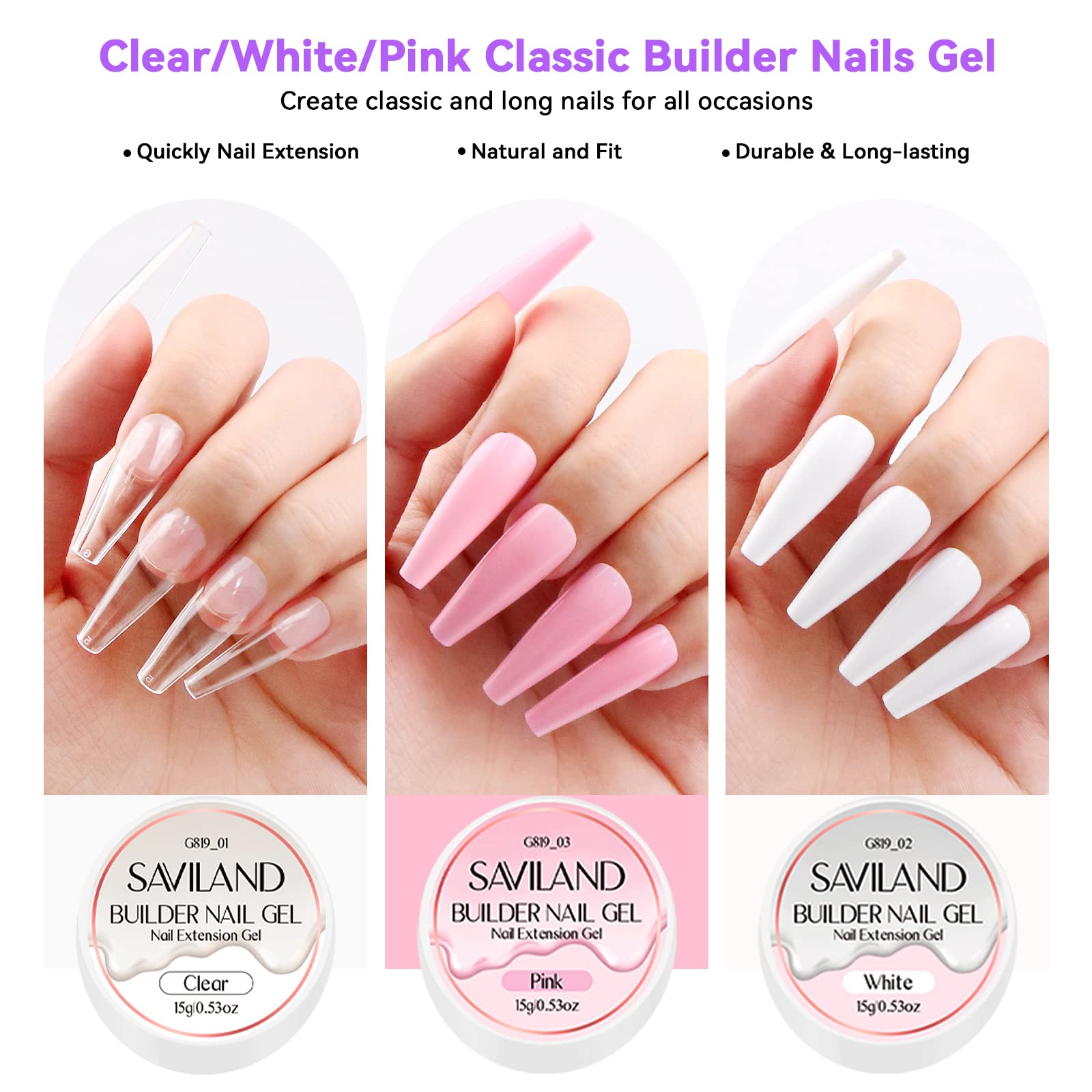 SAVILAND acrylic liquid for smooth application and longevity