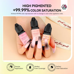 SAVILAND water-based formula supports easy cleanup and healthier-feeling nails