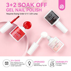 SAVILAND base and top gel with castor oil and vitamin E for nail nourishment