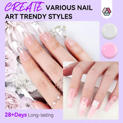 SAVILAND beginner-friendly extension tools kit for easy nail upgrades.