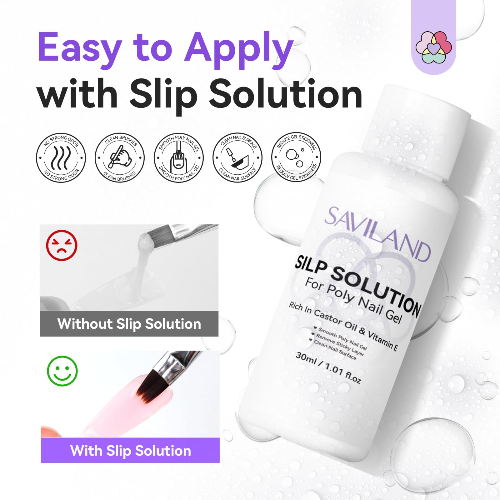 SAVILAND Home-use kit delivers professional-looking results.