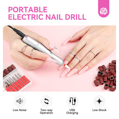 SAVILAND electric nail drill kit for surface prep and cleanup