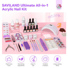 SAVILAND 88W nail lamp for faster gel polish curing at home.