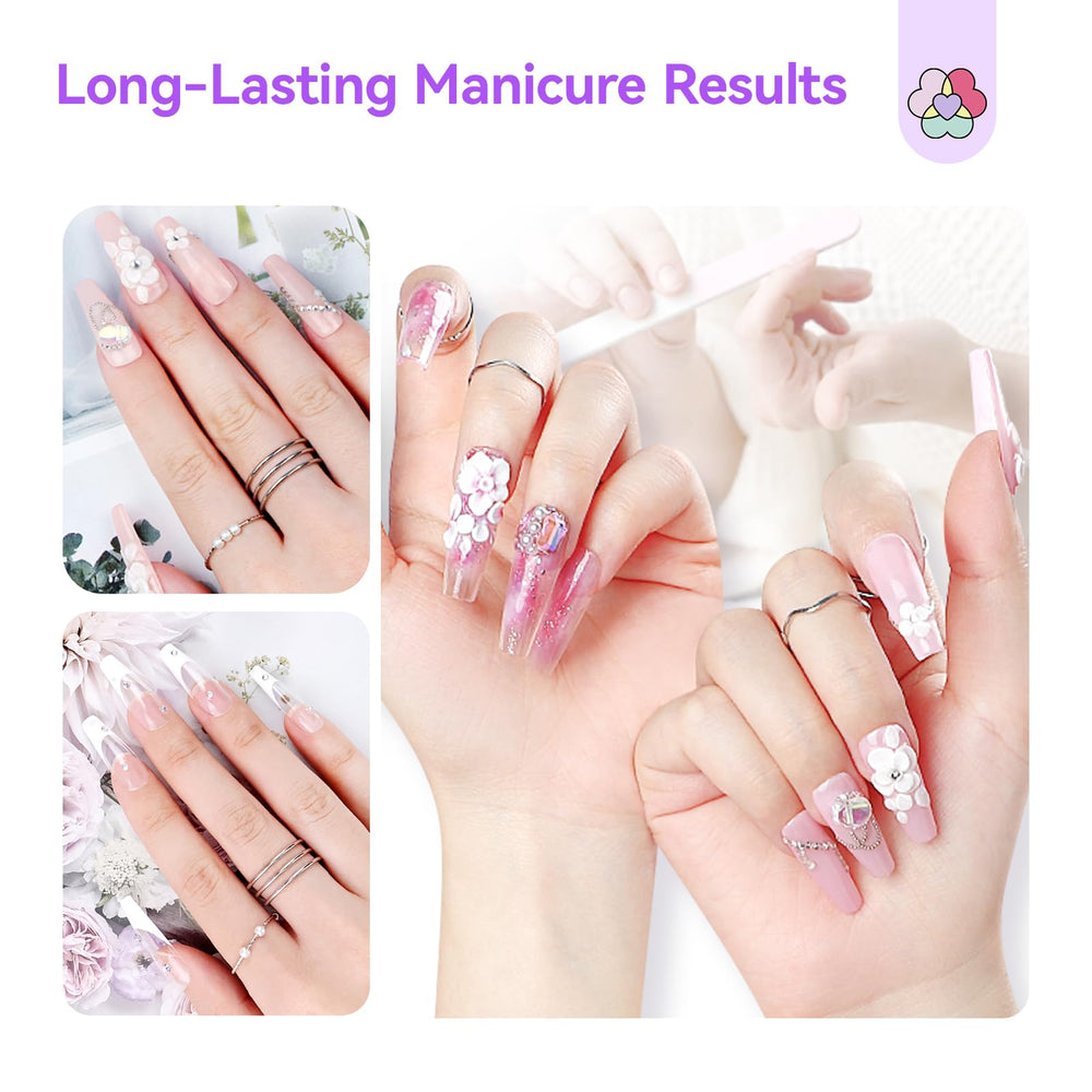 SAVILAND gel polish bottles for smooth, even color application.
