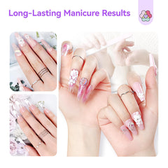 SAVILAND gel polish bottles for smooth, even color application.
