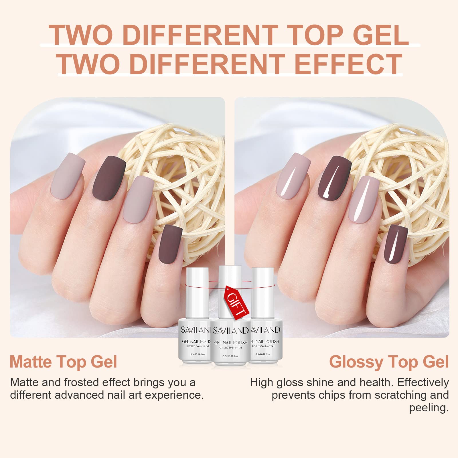 SAVILAND French manicure kit for clean, professional tips