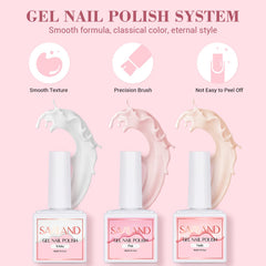 SAVILAND full cover tips with glue gel for fast extensions