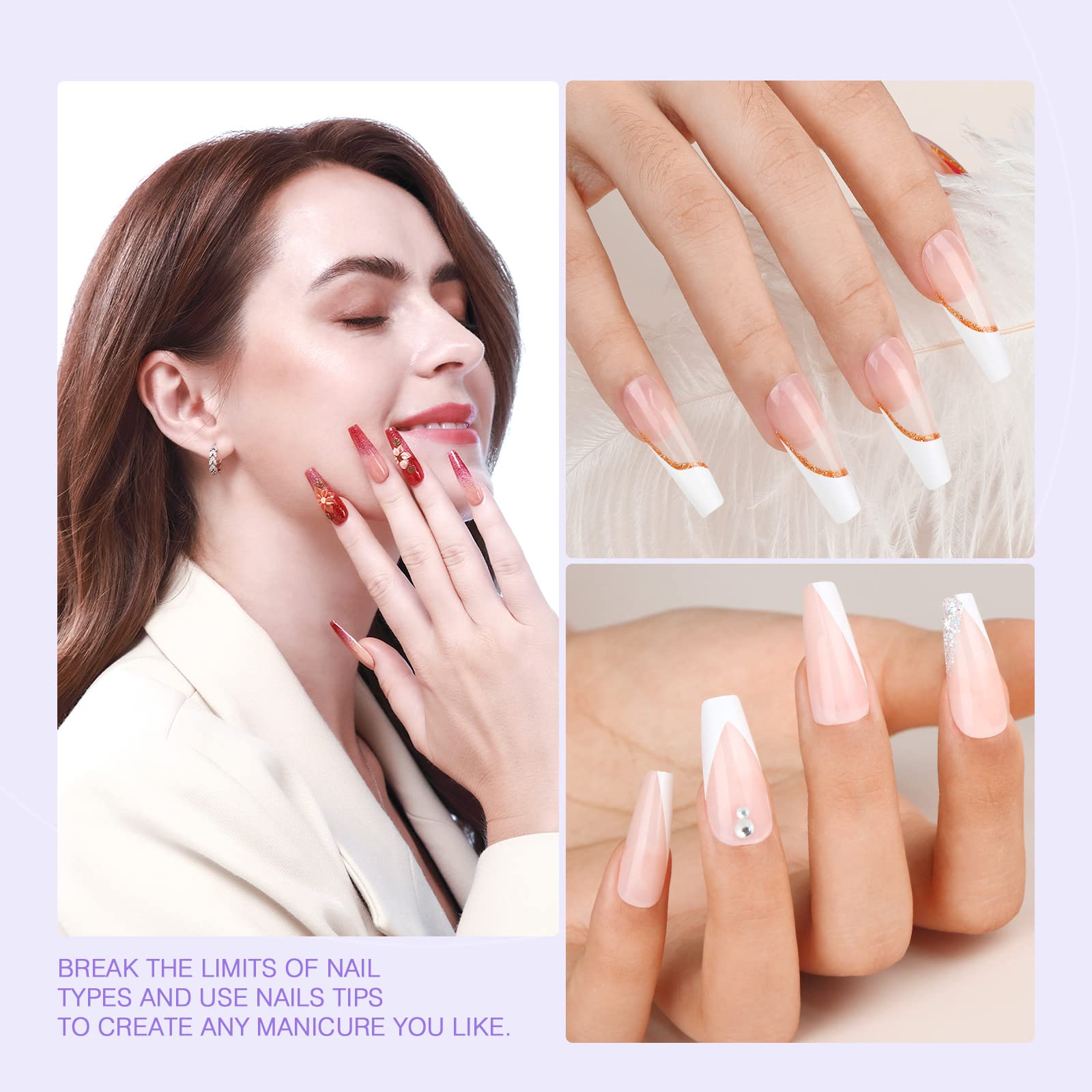 SAVILAND U-shape clipper enables clean tip shaping at home.