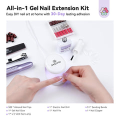 SAVILAND Mini Dual Light Nail Lamp demonstrates quick curing for efficient sessions.