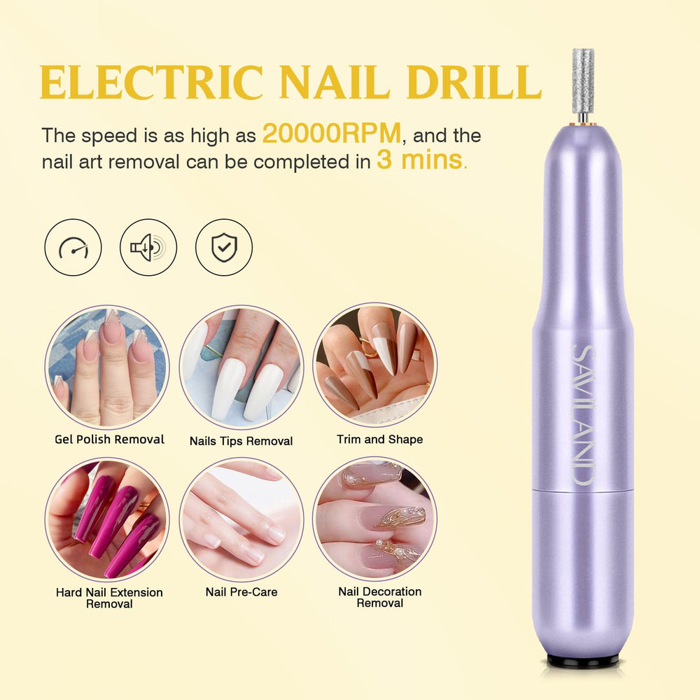SAVILAND mini nail lamp for fast cure at home