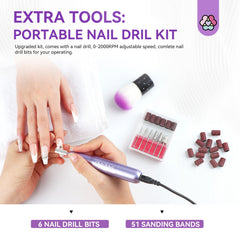 SAVILAND Mini nail lamp enables quick curing for smooth results