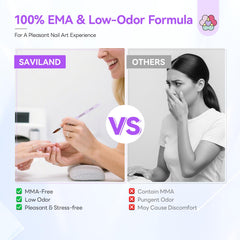 SAVILAND MMA-free liquid pour emphasizing low odor and smooth application