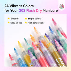 SAVILAND DIY nail art ideas with dots and lines
