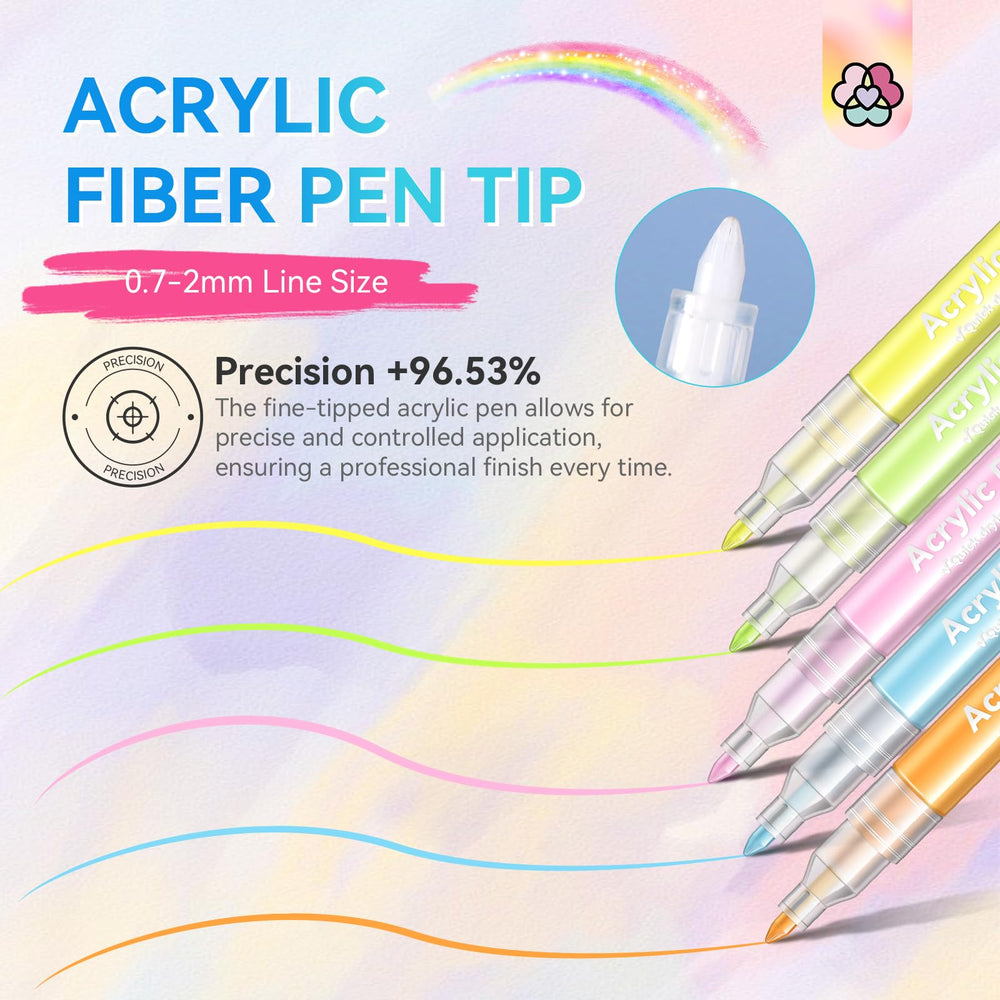 SAVILAND nail art pens offer smudge-resistant ink for long-lasting color through daily activities