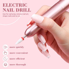 SAVILAND nail drill with adjustable speed supports efficient shaping and cuticle removal