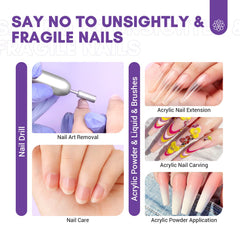 SAVILAND nail drill USB portable image highlighting fast, adjustable speed for efficient nail care