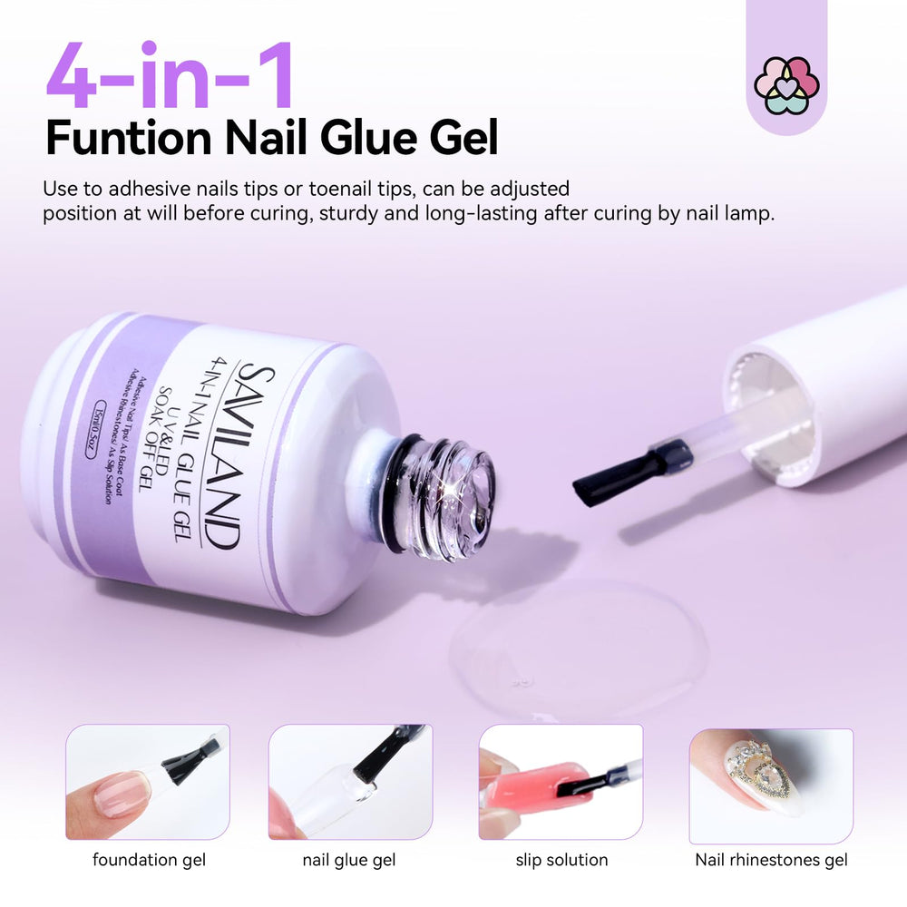 SAVILAND nail file set smooths surfaces for clean nail art prep.