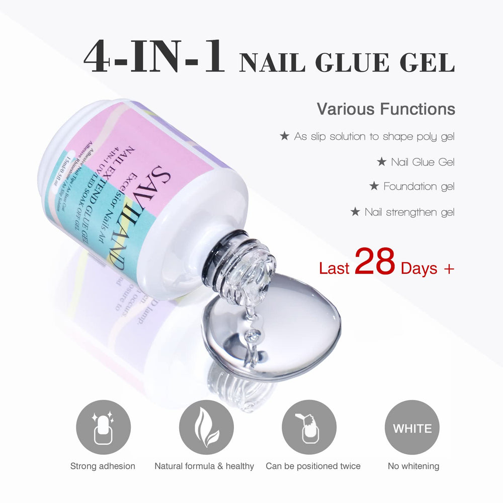 SAVILAND nail files and clipper for shaping tips and finishing.