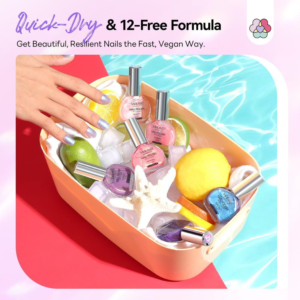 SAVILAND 12-free vegan formula label highlighting clean ingredients