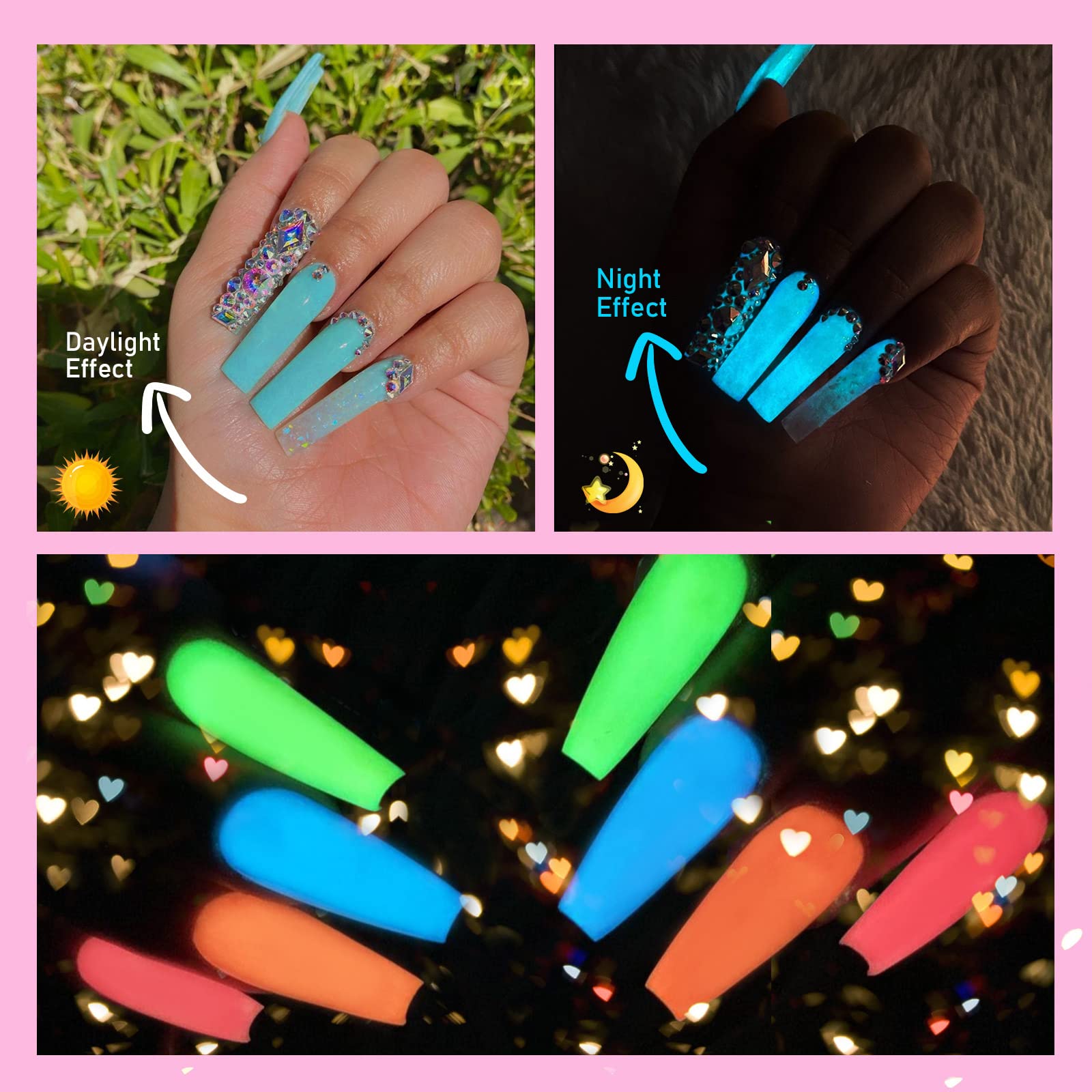 SAVILAND bottle close-up shows luminous powder and smooth gel consistency.