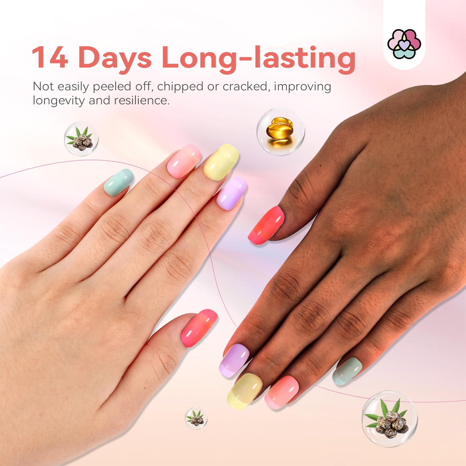 SAVILAND formula with castor oil and vitamin E supports healthier nails