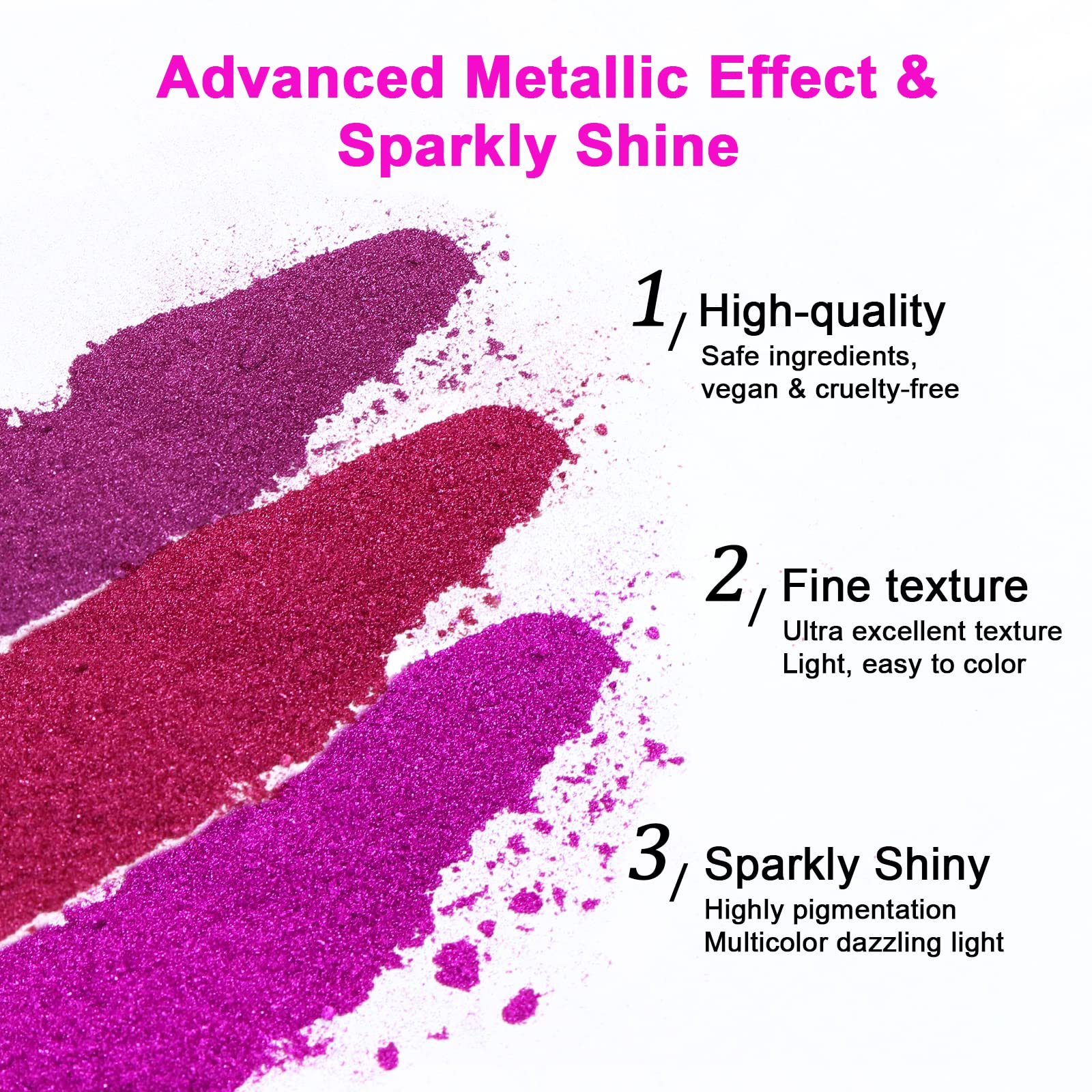 Saviland nail powder with sponge sticks enables smooth, even color application.