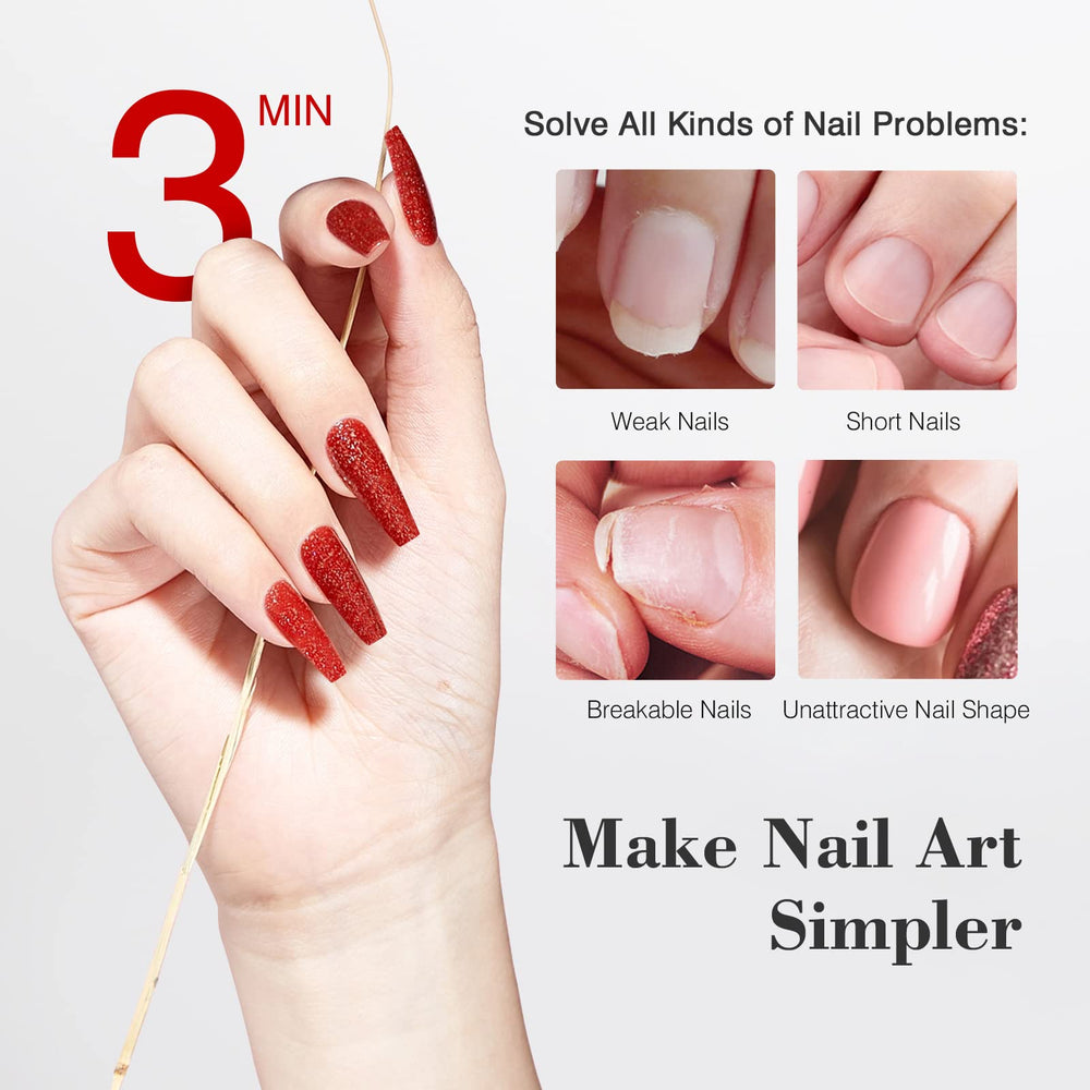 SAVILAND 500 coffin nail tips offer natural look and easy sizing.