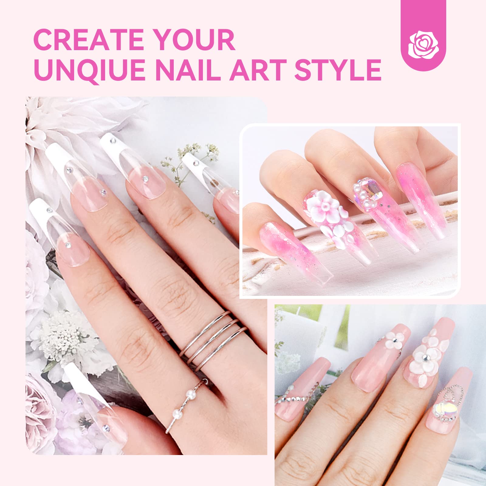 SAVILAND nail tools kit with bits and sanding bands for versatile DIY nails