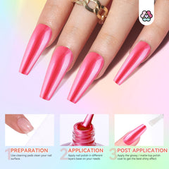 SAVILAND nails with glossy finish after one-coat saturation
