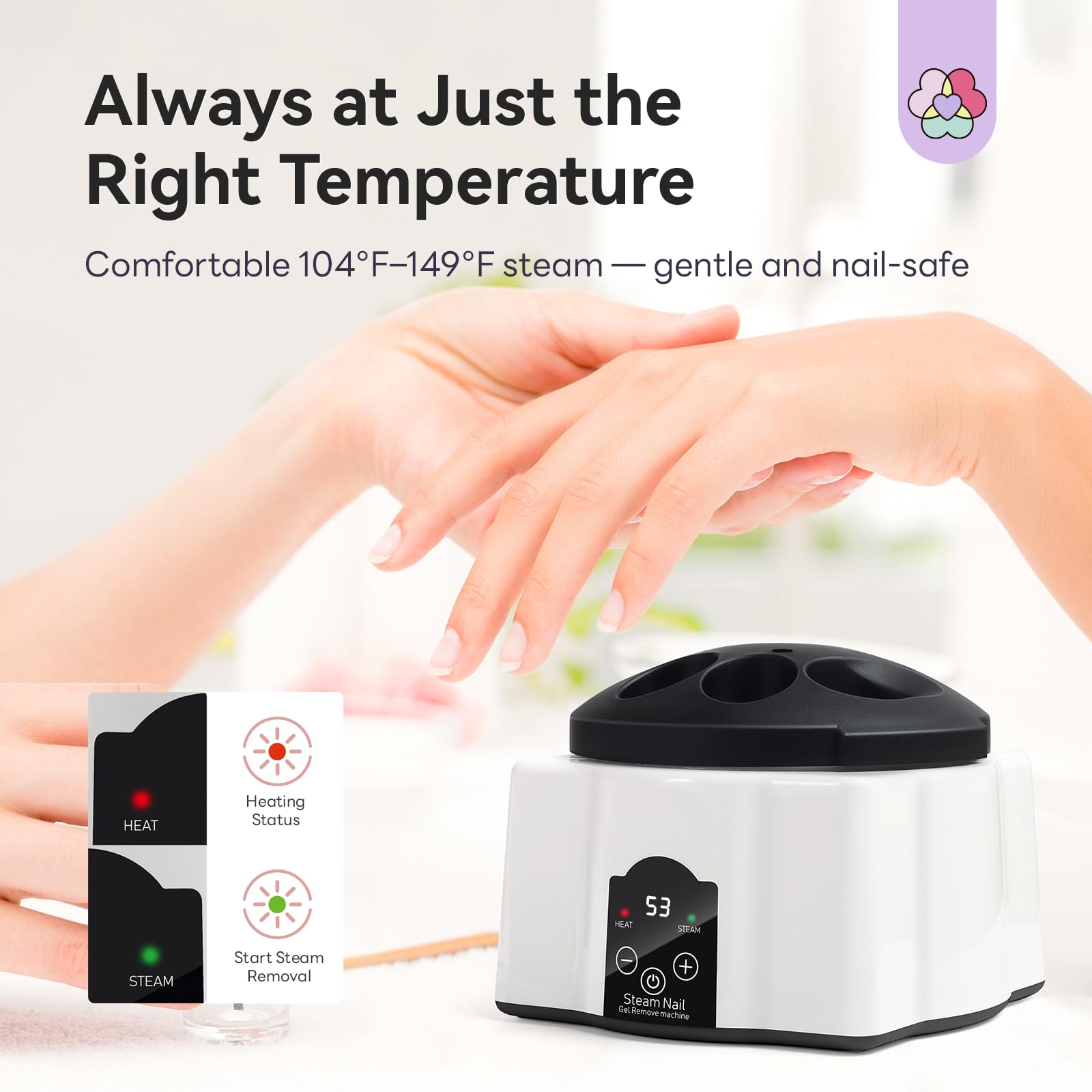 SAVILAND One-touch nail remover simplifies setup for beginners and pros alike.