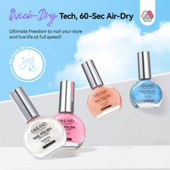 SAVILAND Quick-dry finish dries in 1–2 minutes per coat.